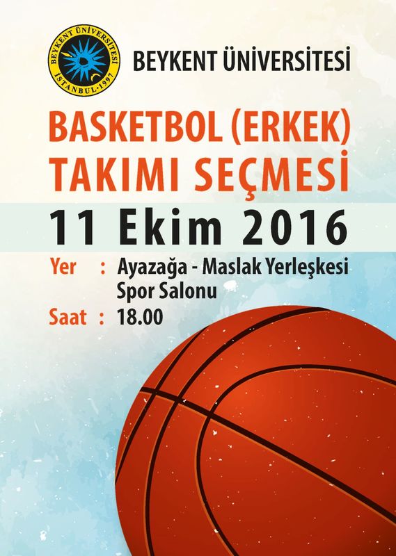 Basketbol (Erkek) Takımı Seçmesi