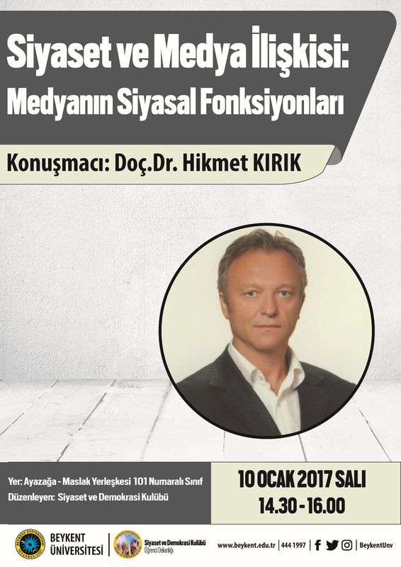 Siyaset ve Medya İlişkisi: Medyanın Siyasal Fonksiyonları