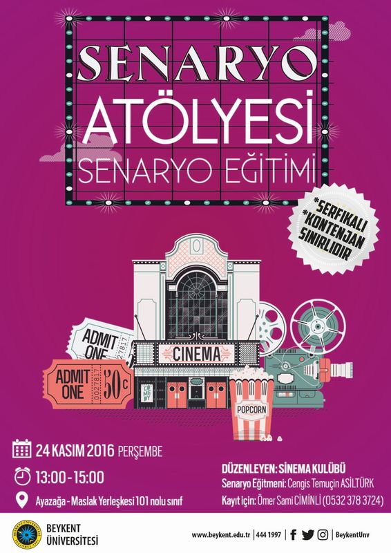 Sinema Atölyesi Senaryo Eğitimi