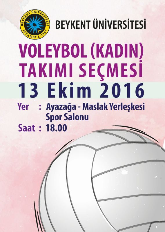 Voleybol (Kadın) Takımı Seçmeleri