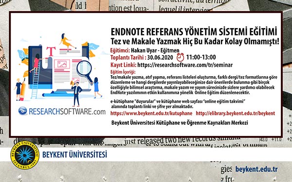 endnote-referans-yonetim